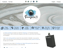 Tablet Screenshot of gauguinspearl.com
